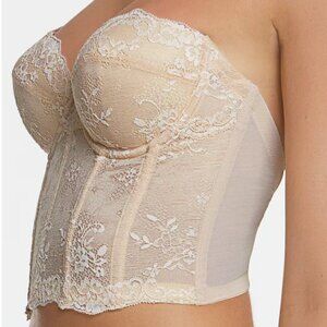 Dominique 36C Nude Lace Corset